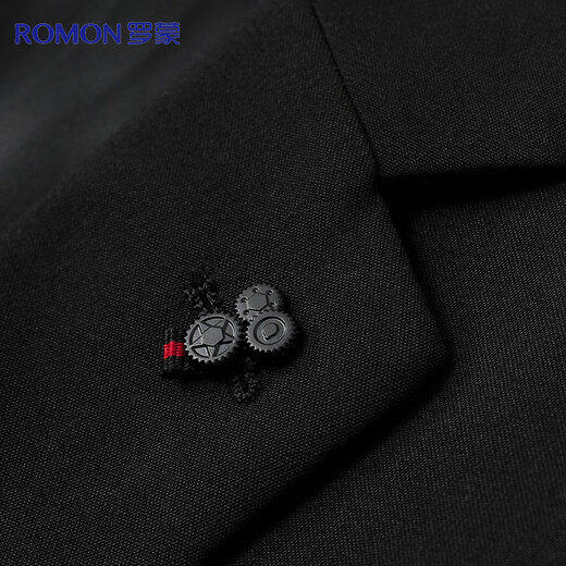 Luo Meng suit men's three-piece suit slim professional formal wear men's suit business small suit wedding dress men's clothing