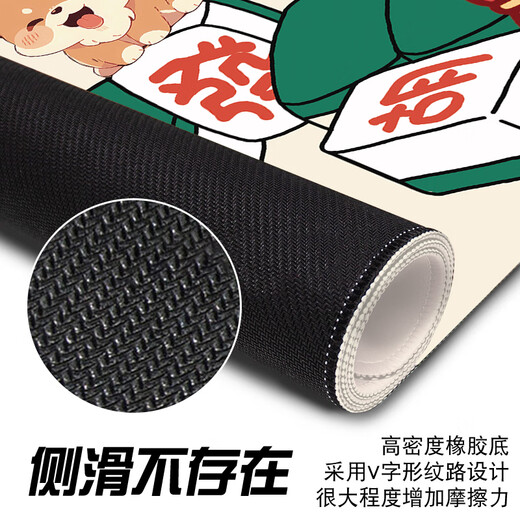 
Three-color cat Corgi mouse pad super large Shiba Inu cartoon mouse pad cute cartoon dog computer keyboard pad office desk pad can be customized versatile high-value and good-looking thickened lock edge 12213 Duocai Duoyi 80 cm x 30 cm x 4 mm