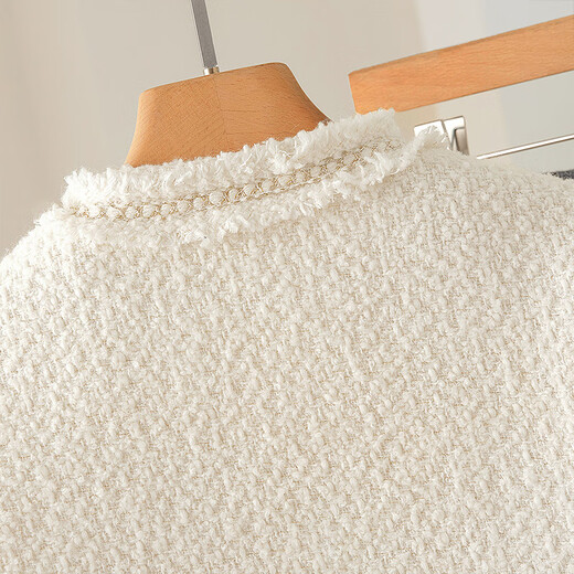 Sibaishe Elegant Small Fragrance Down Jacket 2025 Winter New Women's Lady Style Warm Wool Top