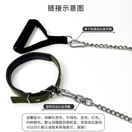 Kangbeni dog leash 304 stainless steel dog chain small, medium and large dogs, horses, German shepherd anti-biting bolts, dog leash, pet supplies, 3mm thick (15-40Jin Jin is equal to 0.5kg, for small and medium-sized dogs) 3 meters