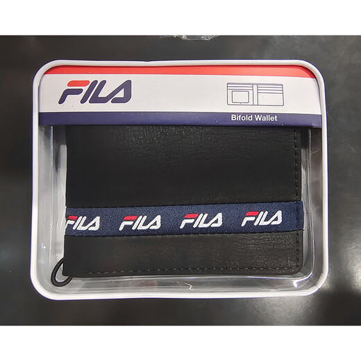 FILA hommes nouvelle mode Portable pliant court portefeuille porte-cartes en cuir chinois saint valentin FF-GS12529AQ