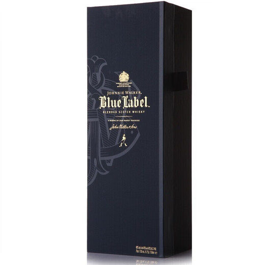 尊尼获加（JOHNNIE WALKER）JOHNNIE WALKER 尊尼获加蓝牌蓝方威士忌洋酒礼盒装消逝的酒厂 尊尼获加蓝牌蓝方750mL