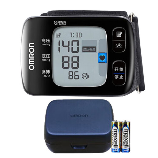 Omron wrist electronic blood pressure monitor, home intelligent fully automatic blood pressure measuring instrument medical high precision instrument table 6231T 6231T+Bluetooth APP+position tips