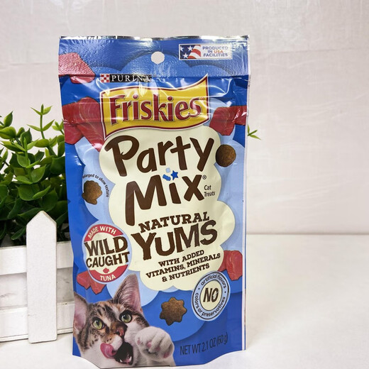 Purina (PURINA) USA Purina Friskies Happy Cat Snacks Joy Crunch Cookies 70g US version Organic Tuna-60g 0g See the option for specific weight