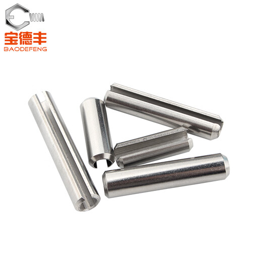 Baodefeng 304 stainless steel elastic pin cotter pin cylindrical pin hollow pin positioning pin M12x30 2 pieces