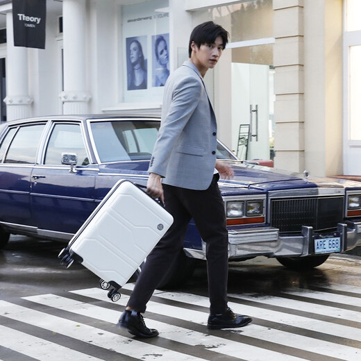 
Diplomat Diplomat suitcase matte travel wedding box boarding universal wheel password trolley case TC-690 series white 20 inches - suitable for short distance [can be boarded]