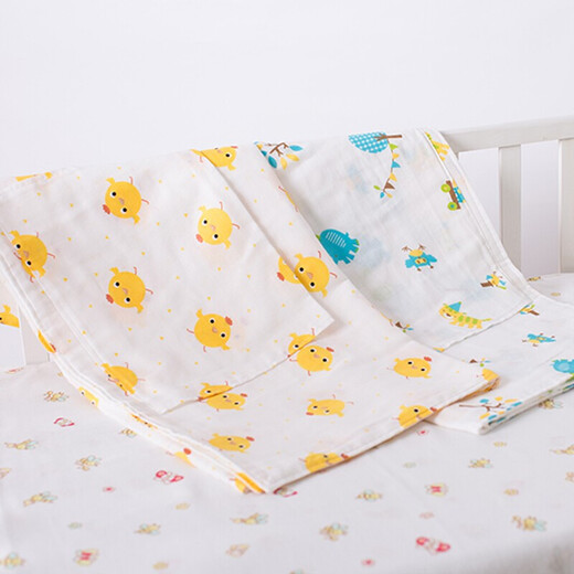 Xiqinbao Crib sheets Kindergarten sheets Newborn Crib sheets Crib sheets 136*75cm Yellow Chicken