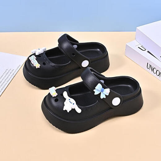 G.DUCKKIDS little yellow duck children's hole shoes for girls 2025 summer new style princess little girl sandals parent-child adult anti-slip white 24 size 25 (170mm)