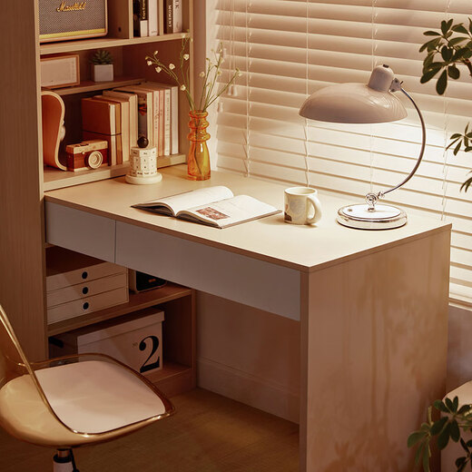 Lin's home desk study table storage versatile telescopic desk and chair combination study small apartment desk OV2V