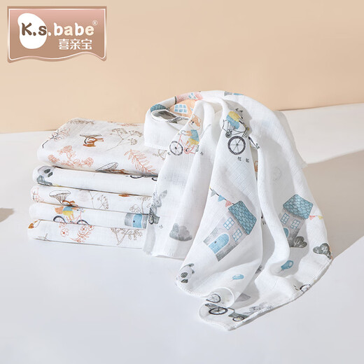 XIQINBAO COMBÉS COMBÉS COMBÉRES NOUVELLES LIEU NOUVELLE-NÉBUTE GRAINES MUSTARDS 50 * 70 cm de grande taille 6 packs (3 pièces de chacune des 2 couleurs) Baby Gauze Diaper 6 Packs 50 * 50 cm petite taille