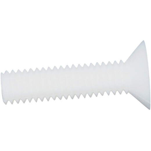 XMSJPP-Korrosionsresistente flacher Kopfschraube M6-M10 Cross-Coctersunk isoliert Säure und alkali-resistente Plastik-PP-Schraubenschrauben M8*12200 Stücke
