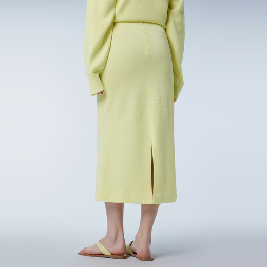 
JNBY/Jiangnan Buddy Spring and Autumn Skirt Commuting Style Solid Color Elastic Waist H-shaped Soft Umbrella Skirt 5O3D12590 740/Light Yellow S