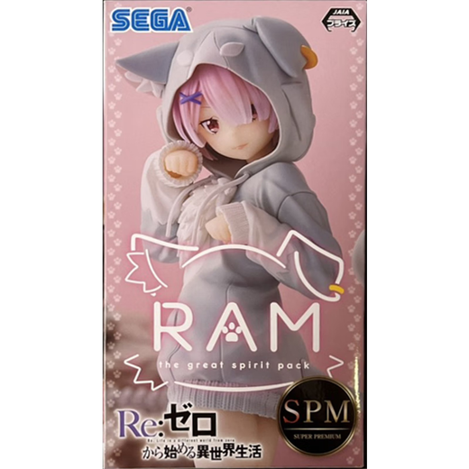 万代SEGA TOYS RE0 异世界生活蕾姆拉姆艾姬多娜和服仙子巫女景品手办 拉姆 帕克装