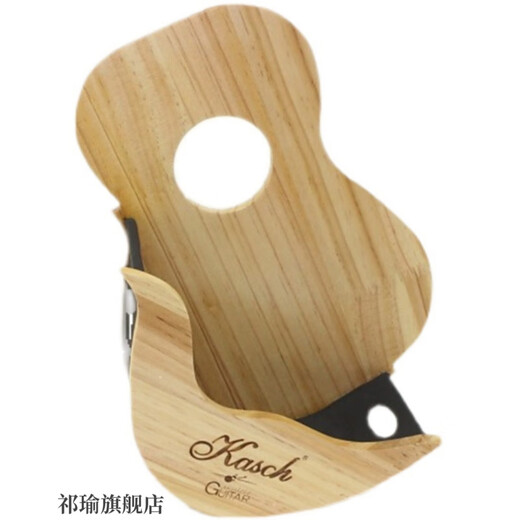 
Jingga electric guitar stand on the wall Guitar stand ukulele stand solid wood without punching wall decoration for oblique stand guitar [40-41] right style