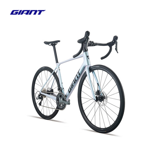 捷安特（GIANT）全新十代TCR ADV 3碳纤维20速轻量竞技弯把公路车 变色浅紫蓝 700C×500MM ML 建议177-187cm
