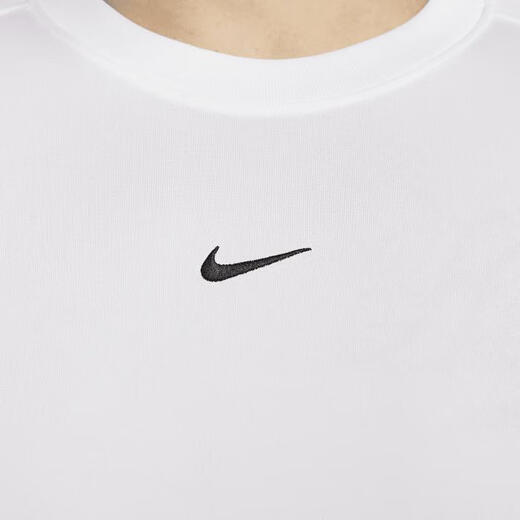 Nike (Nike) Herren Sport T-Shirt Top Moisture-Absorbent und schweißfreies Schnäppchen mit atmungsaktivem, leichtem Fashion DV9734 Weiß/Schwarz/Schwarz 2xl