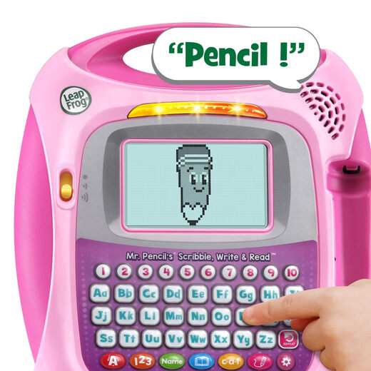 Leap Frog Mr. Pencil English Phonics Reading and Writing Graffiti Early Education Learning Machine Toy Pink Model
