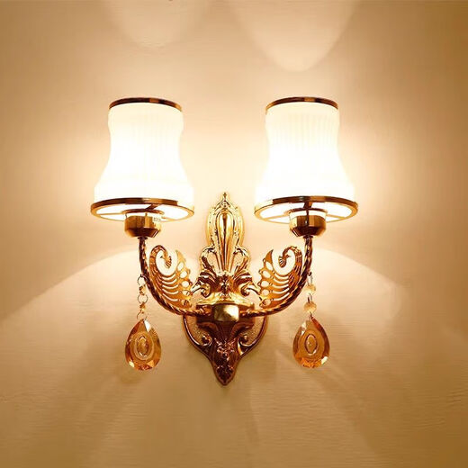 Yaotian Bedside Lamp Bedroom Home Wall Lamp Wall Mounted Stair Master Bedroom Aisle Modern Simple Creative LED Lamp 6035 Gold White Light