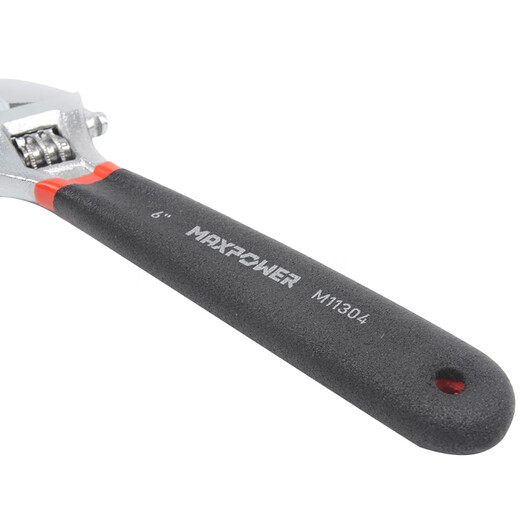 MaxPower Professional Grade Mobable Mobable Placa móvil Mano Mano multifunción Manejo de plástico Anti-Slip Llave de apertura móvil de apertura móvil de 4 pulgadas Manejo de plástico de grado profesional M11303