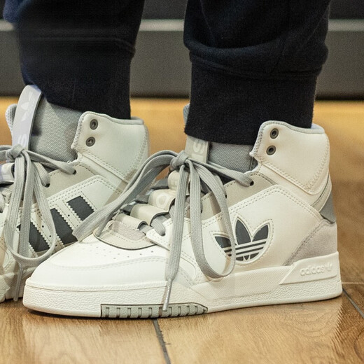 
Adidas (adidas) Clover men's and women's shoes sports and casual high-top shoes 2023 winter IF2694 IF2678 beige_yellow 42