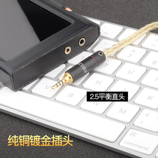 
Accorlink (ACROLINK) AKGN5005 upgrade line 4.4 balance line Shure 846 Xielantu second-generation gold headphone upgrade line 2.5 balance straight head N5005/N30/N40 dedicated interface