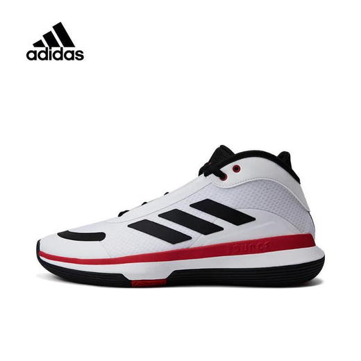
Adidas basketball shoes men's shoes summer new Bounce Legends shock-absorbing wear-resistant breathable casual sneakers IE9277 white, black and red 40