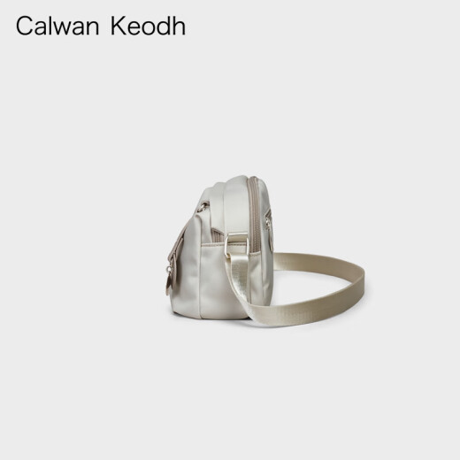 CALWAN KEODH官网包包女包新款斜挎夏轻奢帆布包生日礼物送女友老婆 【白色】小众百搭休闲通勤腰包高级感实用