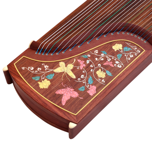 
Dunhuang brand Dunhuang Guzheng 694KK series Teshi Guyi Sumu solid wood performance grade examination banana window night speech floating and colorful 694LV Butterfly Dance Spring Garden (full set of accessories)