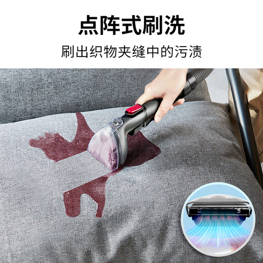 Vacmaster American Vacmaster fabric cleaning machine, small carpet cleaning machine, household high-temperature suction all-in-one, cleaning sofas, curtains, cars, cat hair odors, mattresses without disassembly and washing, high-temperature fabric sofa, curtains, carpets and mattress cleaning machines