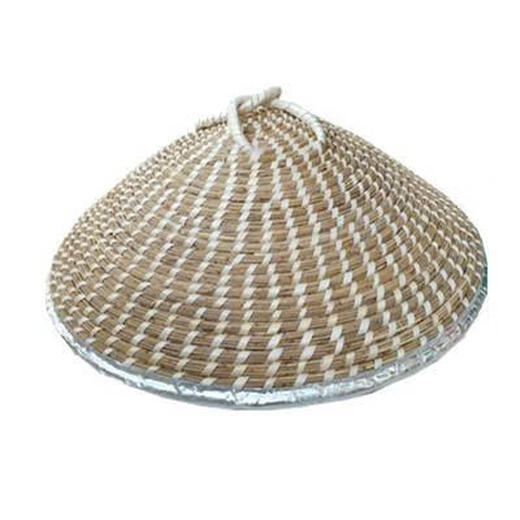 Bambou tissage couvercle bambou tissage poêle pot à la main le vapeur de chaume de chaume