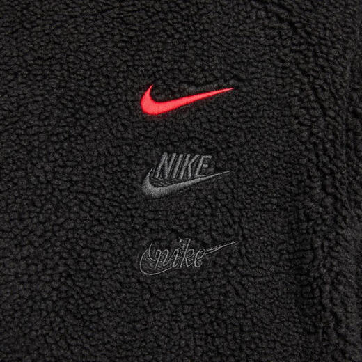 Nike (Nike) Jacket Men's Top Spring y Autumn New Tarm Tarming Lamb Stand Collar Fashion Aear Chaqueta casual FZ6194-010/Negro/Año de Dragon Limited S (165)/Sugirió 100-120Jin [Jin equivale a 0.5 kg]