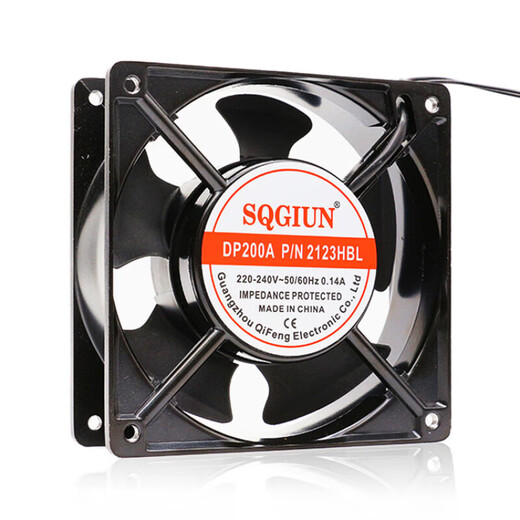 
Lishi 12CM cooling fan 12038 220V ball DP200A 2123HBL chassis cabinet axial flow fan GD model