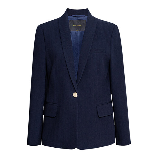 ROEYSHOUSE Luo Yi Senior Professional Suit Jacket Spring Fashion Navy Blue Commuting Slim Suit 11694 Navy Blue S