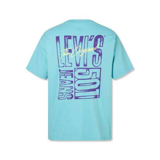 Levi's [Même modèle dans le centre commercial de shopping] T-shirt bleu à manches courtes de Levi's Men's Men's Blue M à manches courtes M