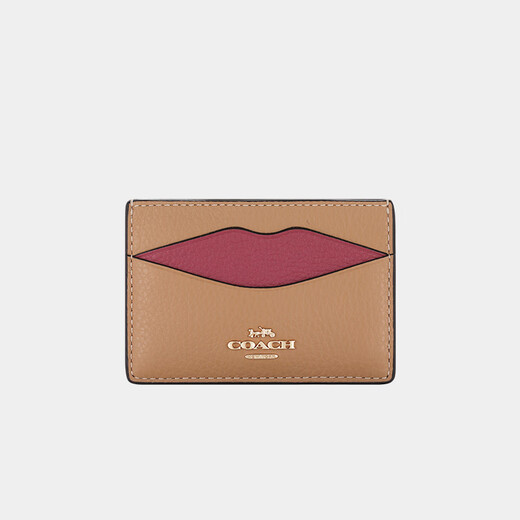 蔻驰（COACH）【品牌直供】女士LIP便携式手拿卡包证件包拼色皮革CW926IMWQB-FW