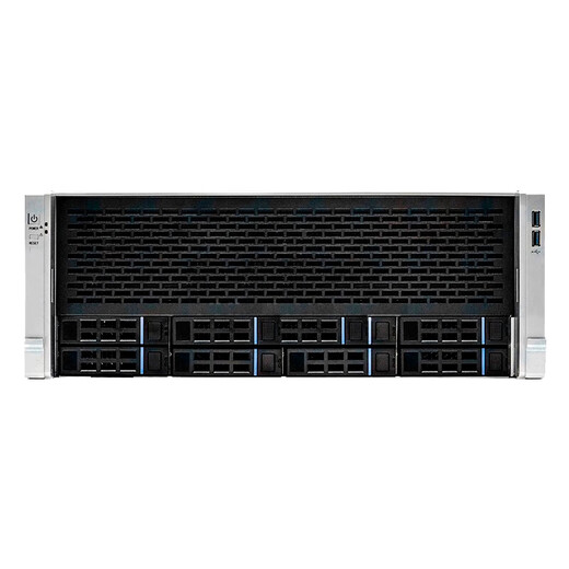 Daqin Tuzhi Xeon 8383C/RTX5090 deep learning host 4-channel 4U rack-mounted GPU server AI high-performance computing DeepSeek deployment large model computer workstation dual-channel platinum 8180M/56 cores 112 threads 2.5G RTX4090 48G*1/128G