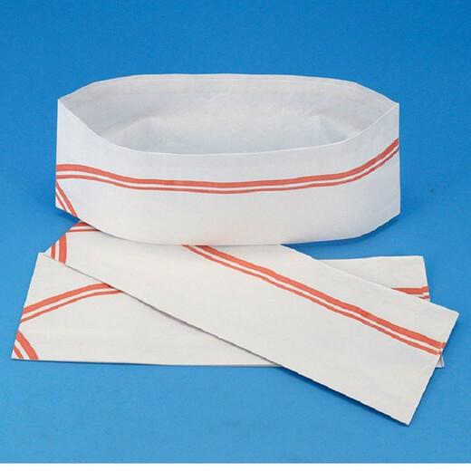 Rising Panter 50 disposable chef hats boat caps non-woven breathable chef hats paper hats for men and women kitchen hats meal hats thickened workwear hats