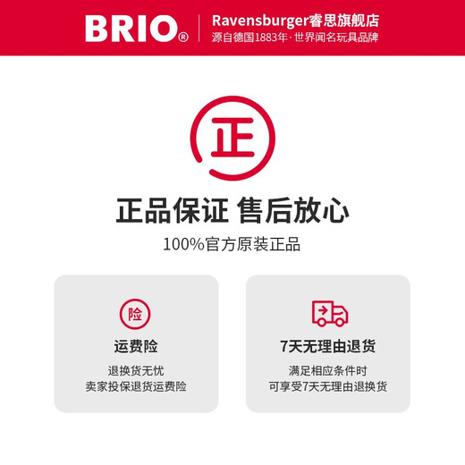 BRIO Basic Luxury Set Suédois qualité train voie de construction jouet bloc de construction modèle cadeau pour enfants 3 ans + 33512-train série train électrique ensemble de luxe