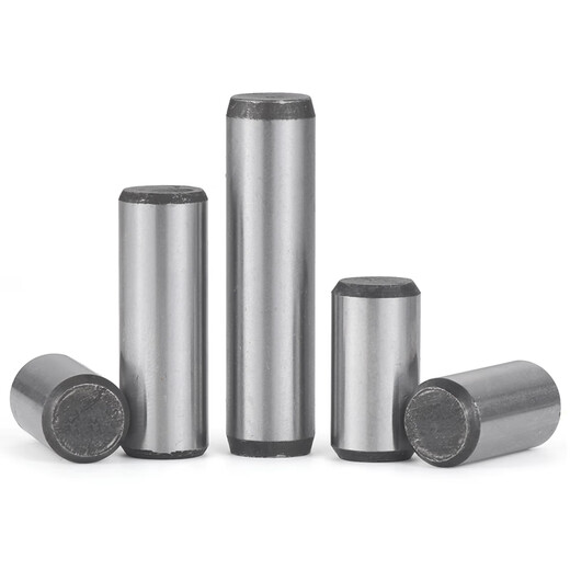 JINGGONG 45# steel cylindrical pin GB119 hardened quenching positioning pin solid fixed pin 3-30 10*30 (5 pieces)
