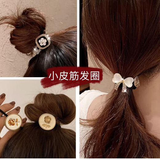 Gunai high-end hairpins for the back of the head 2025 new hairpins, headwear, headbands, women's high-end light luxury hairbands, rubber bands, small grabbers, romantic butterfly hair accessories gift box