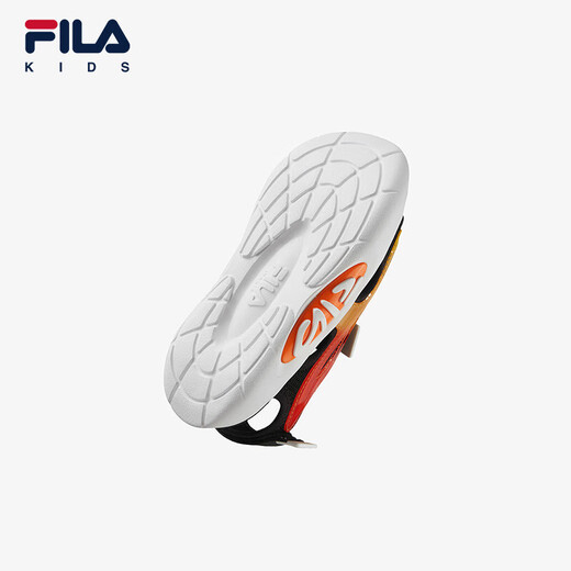 Fila Fila Children's Shoes 2024 Summer Summer Boys and Girls Children's Sandals Sandals Black/Fire Red-BF 26 Size Inner Length 16.0cm