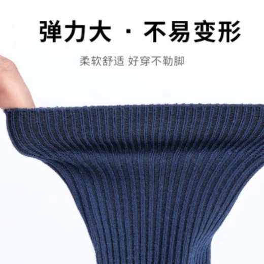 际华冬袜夏袜男军训袜子零袜制训练运动式袜防臭耐磨透气中筒袜 10双-藏蓝-夏袜（S级防臭款） 均码