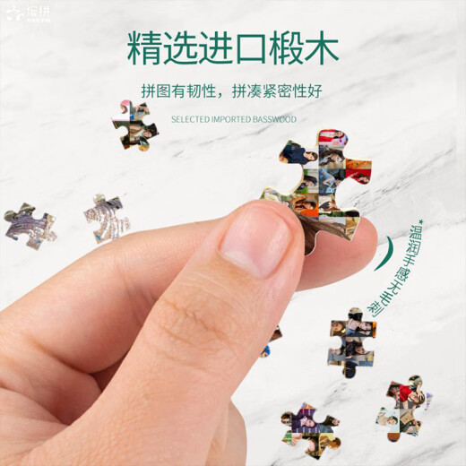 承琉金晨拼图明星周边进阶5到6岁儿童200/300/500/1000片带相框 【盒装+相框】1000片-V3887