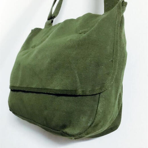 RAFT CORE 80S Green Military Green Authentic Vintage Canvas Sac Military Fan Sac Sac suspendu Sac Red Army Sac à la population A 2005 (3521)