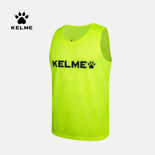 Kelme/Karme Fußballmannschaft Vest Group Kaufpupplung Customized Football Training Team Vest Top Sport Fitness Fluoreszenzgelb und Schwarz (XL) Code