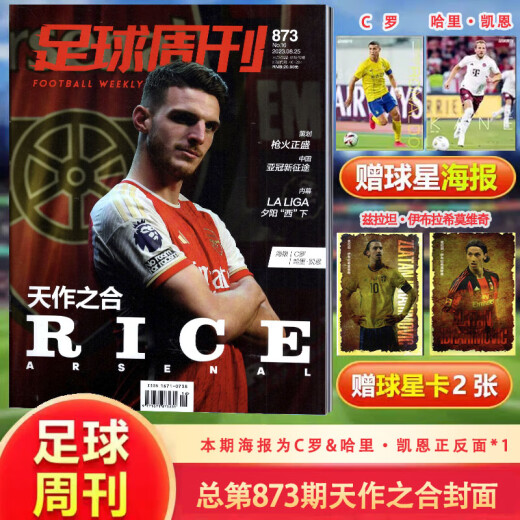 【打包/单本】足球周刊杂志2024/2023年总第858-878/883/886期/2022年总第832-856/857期/2021年可选 梅西体育知识新闻资讯期刊 足球周刊（870期）2023年13
