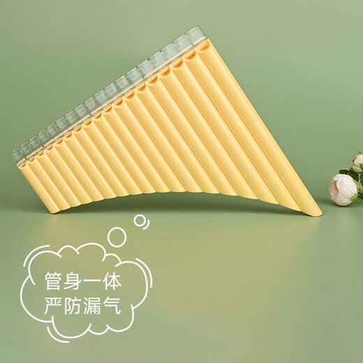 骊歌排箫乐器儿童学生教学专业演奏初学者入门排箫黑白色168管C调 【18管C调】黑色+免费刻字