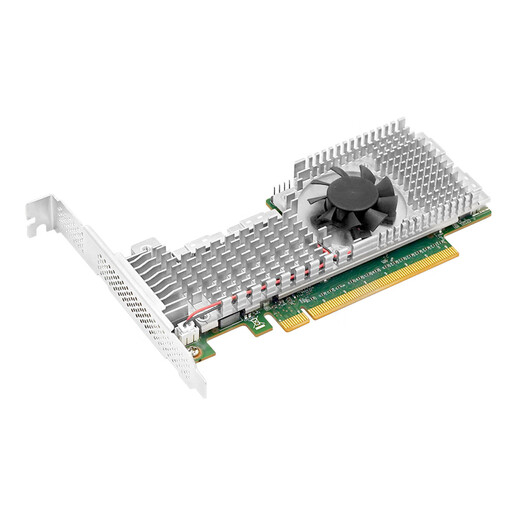 Tarjeta de expansión LINKREALPCIe 4.0 x16 a tarjeta gráfica adaptadora de disco duro U.2 de 8654 8I NVMe integrada de 4 puertos PEX88048 sin dividir para expandir la GPU