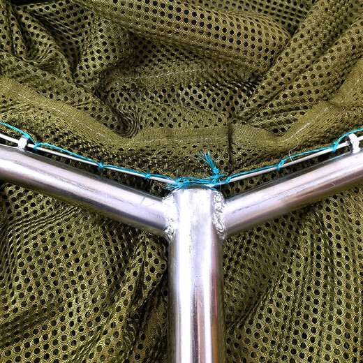 Yuxiyuan big fish copy net thickened and thickened stainless steel fishing net herring net fishing aquaculture wholesale fishing gear complete set 1.2m 48cm total length 1.6 meters with small eyes thickened cloth