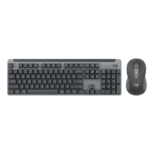 
Logitech (Logitech) preferred series K865 mechanical keyboard Wireless Bluetooth dual-mode keyboard (K845 upgraded model) 104 key full size Gaming business office keyboard and mouse set K865 graphite black + M750 M black
